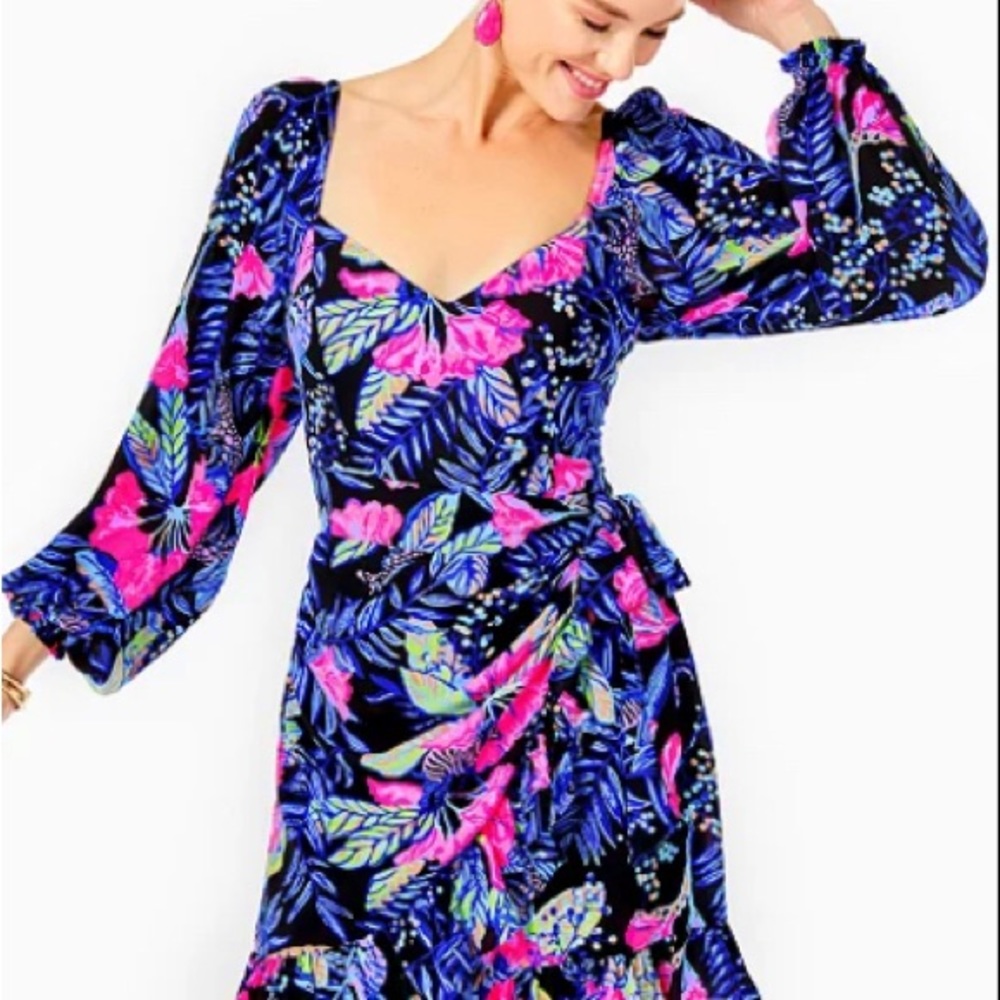 Lilly Pulitzer Lila Floral Print Dress